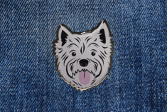 Wee Westie Pin Badge