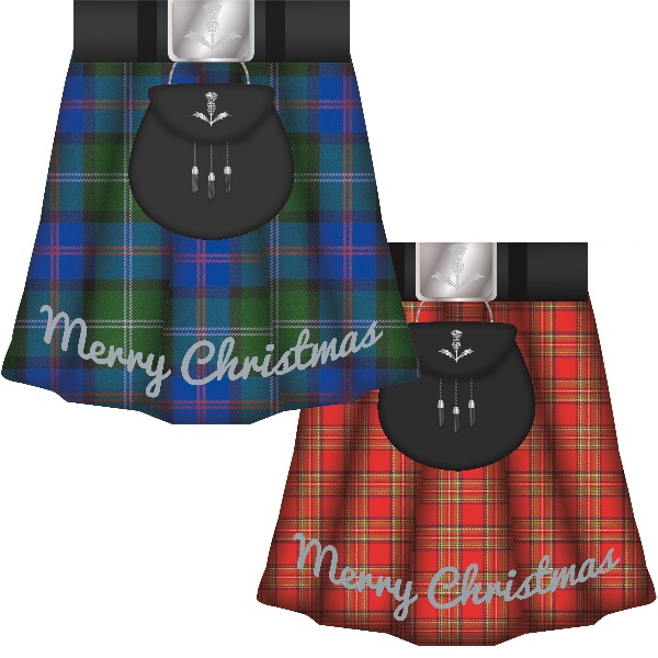 Blue Merry Kiltmas