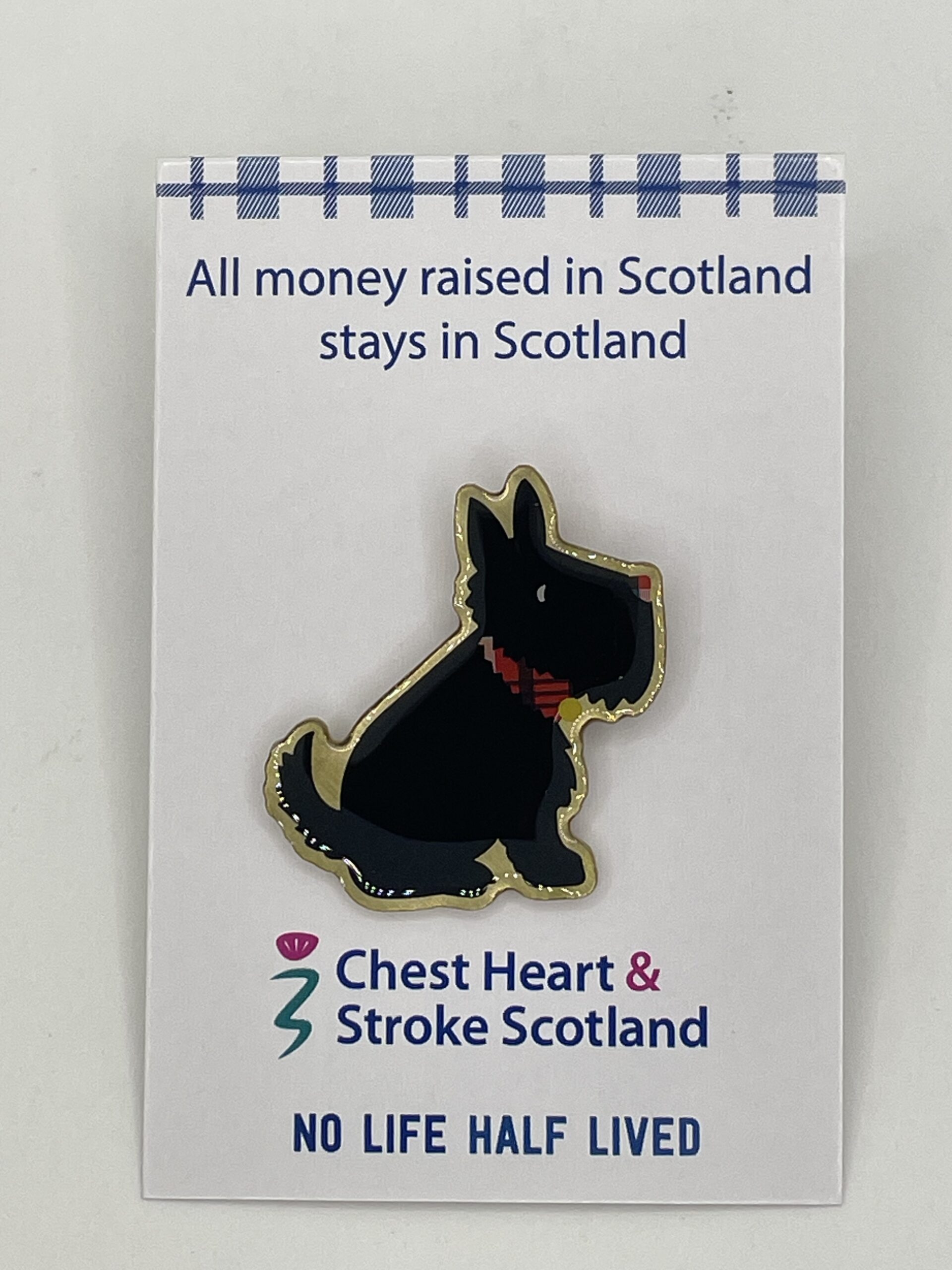 Scottie Dog Pin Badge