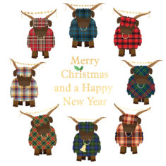 A Clan of Tartan Coos