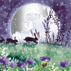 Moonlit Hares