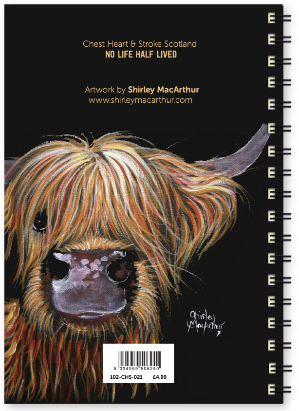 Henry The Highland Coo A5 Wiro Notebook Ruled - Image 2