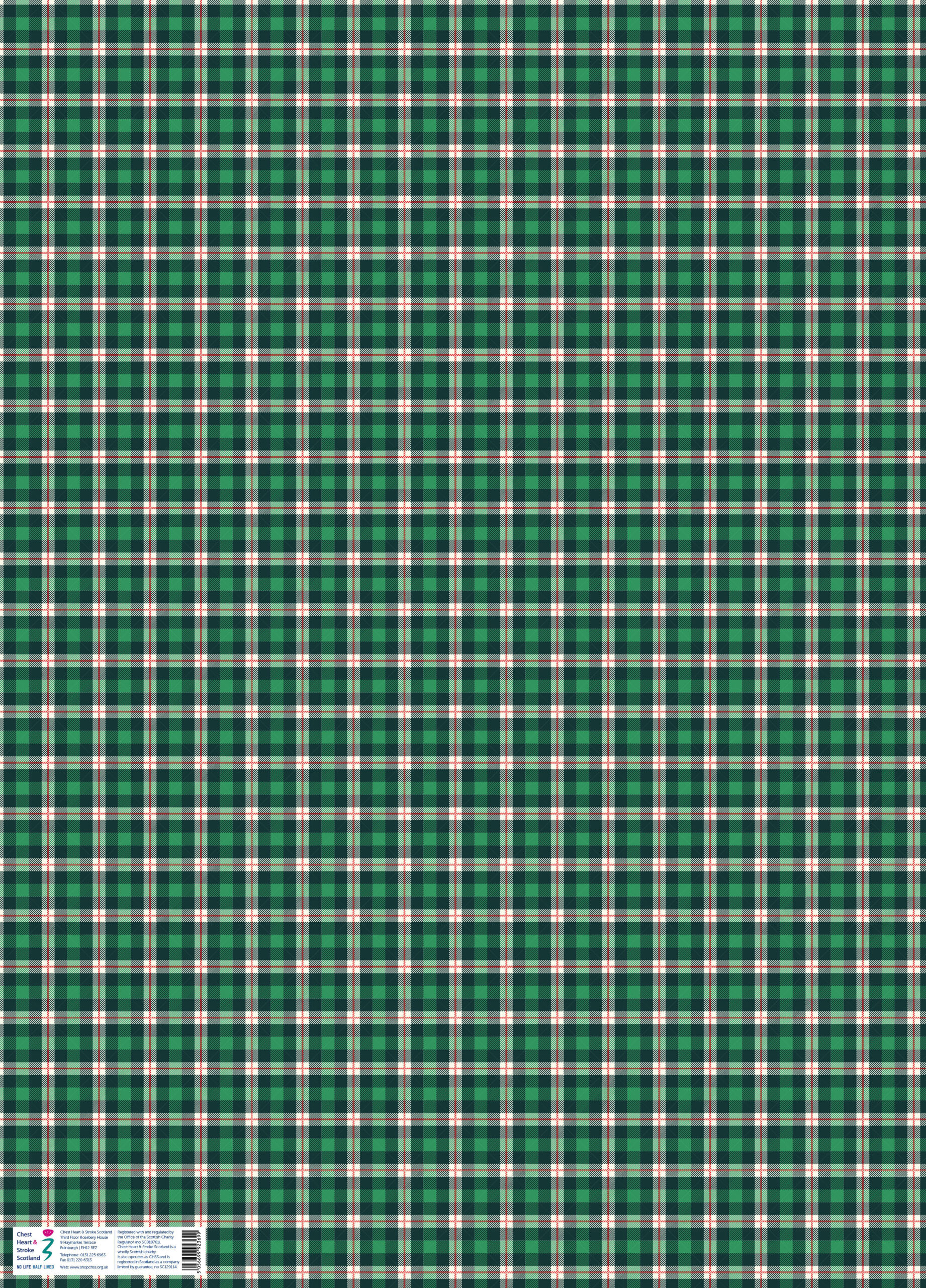 Green Tartan Gift Wrap