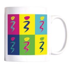 Multi Thistle Colourful Mug