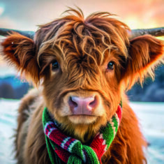 A Christmas Cow