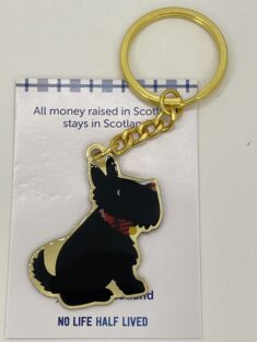 Scottie dog key Ring