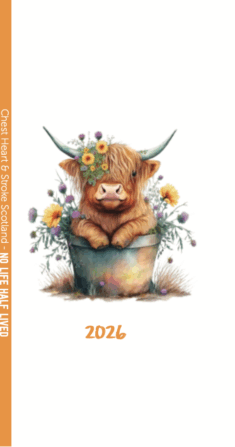 Slim pocket Blossom Coo Diary 2026