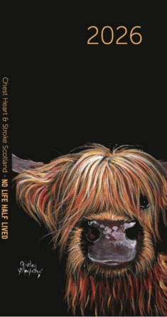 Slim Pocket Henry The Highland Cow Diary 2026