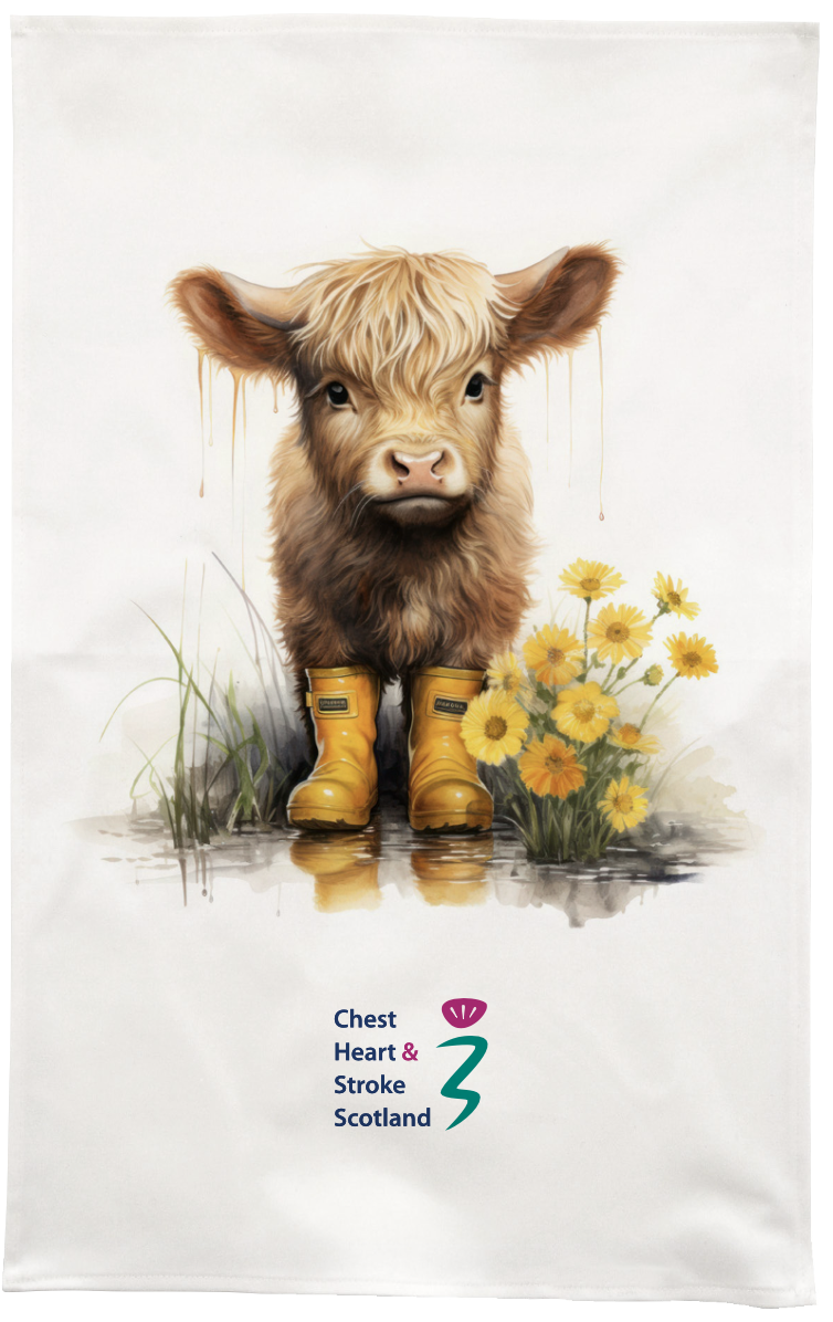 Spring Coo Cotton Tea Towel