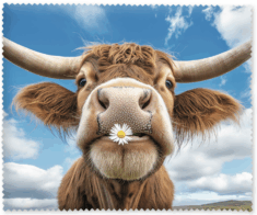 Daisy The Highland Coo Screen/Lens Cloth