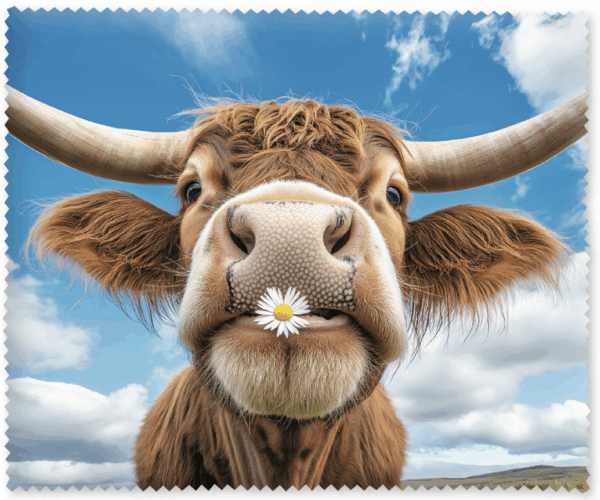 Daisy The Highland Coo Screen/Lens Cloth