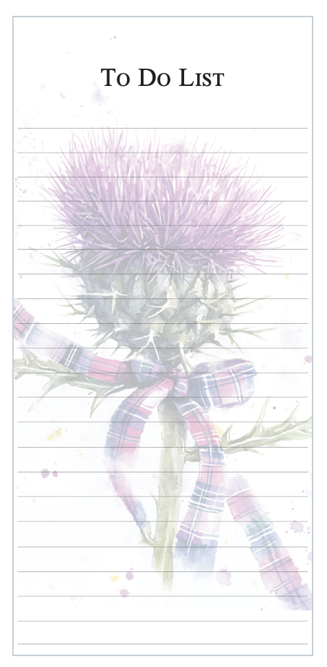 Tartan Thistle To Do List