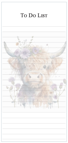 Coo With Thistles To Do List