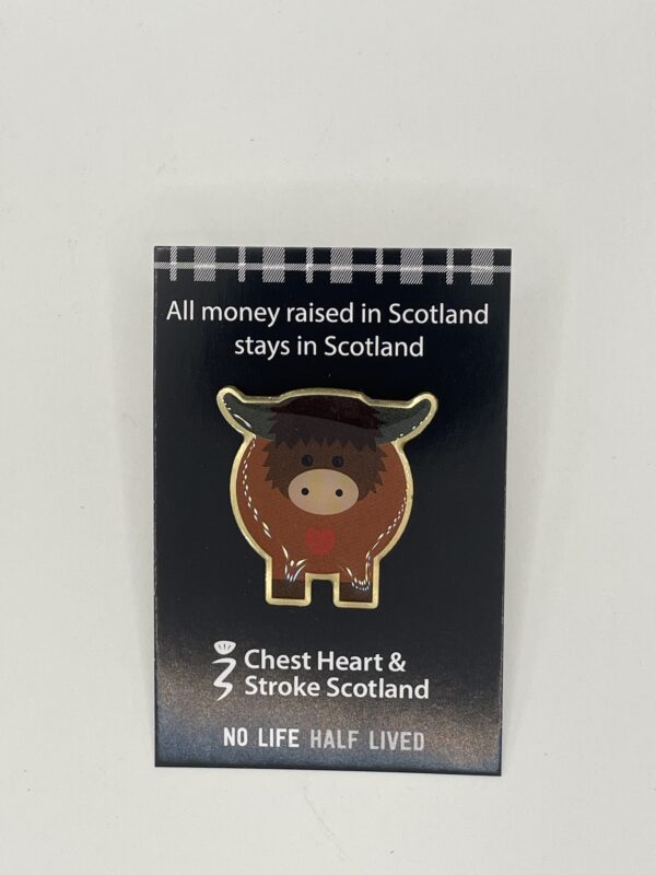 Highland Cow Pin Badge