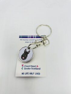 Scottie dog key holder
