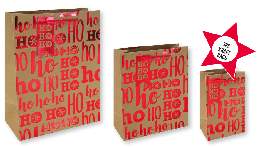 HoHo Gift Bags Pack of 3 - Image 2