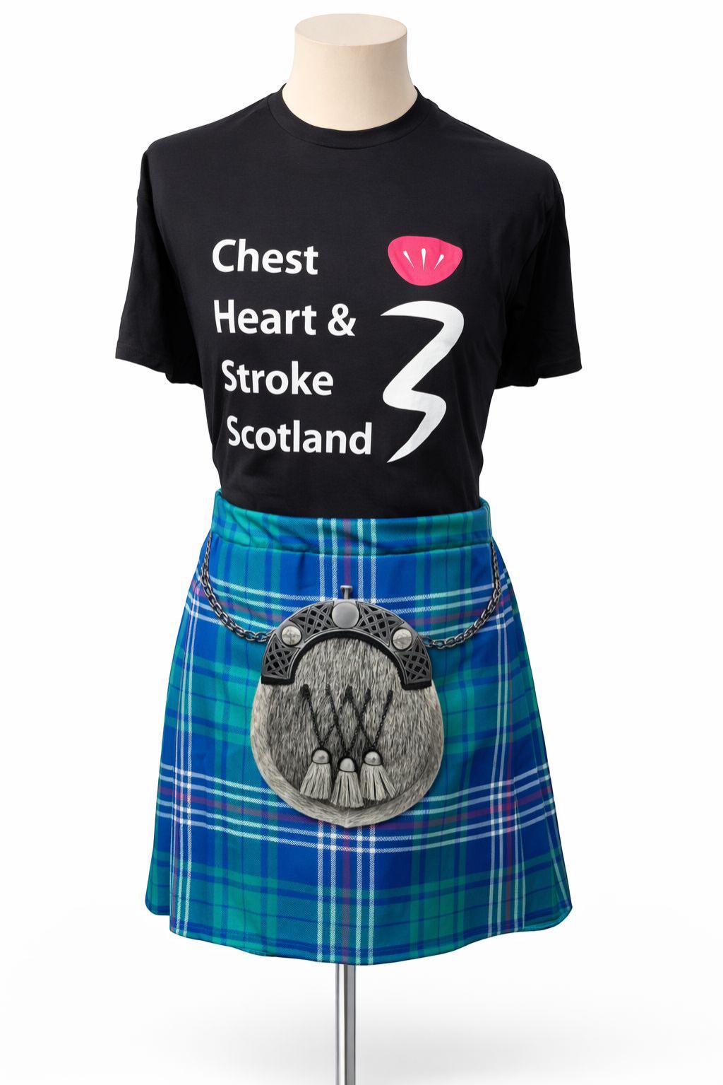 Chss Tartan Kilt With Sporran– Small - Image 2