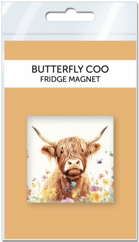 Butterfly Coo Fridge Magnet