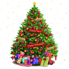 Radiant Christmas Tree