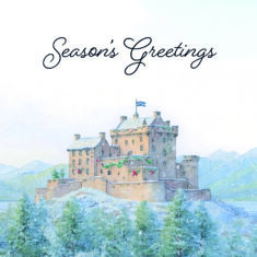 Castle at Christmas