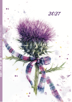A5- Tartan Thistle Diary 2027