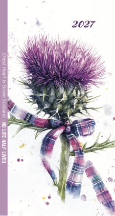 Slim Pocket Thistle Diary 2027